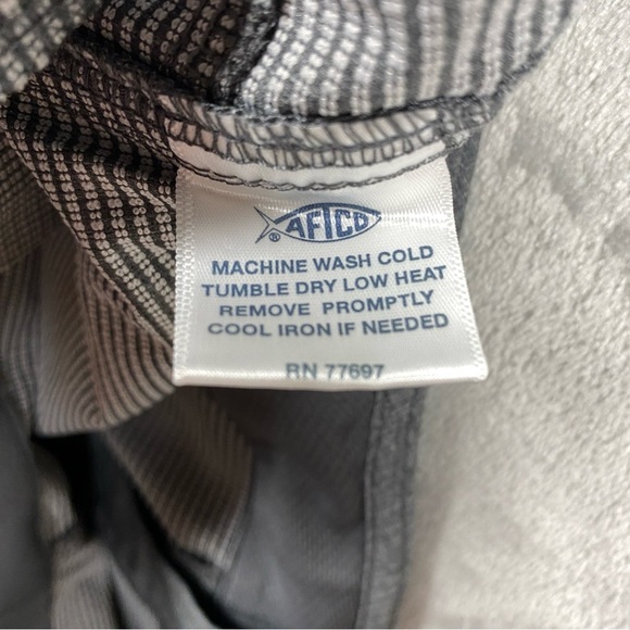 NEW Aftco Diffuse Fishing Shorts Mens Size 36 Charcoal - Picture 10 of 11